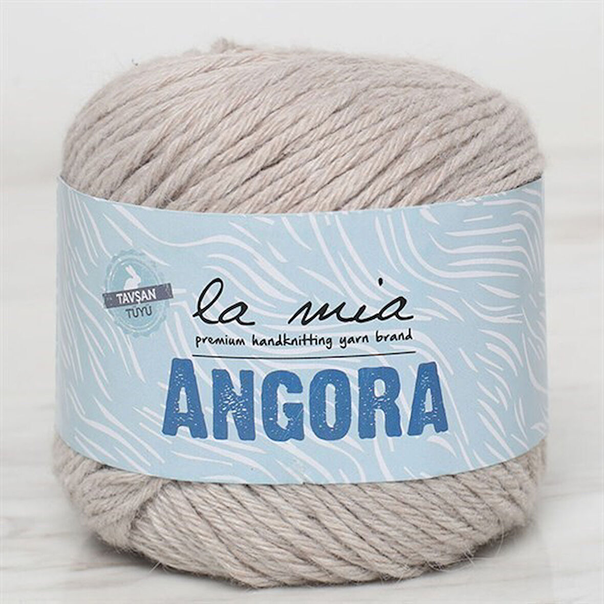 La Mia Angora 50gr. Bej El Örgü İpi - L003 - 34218