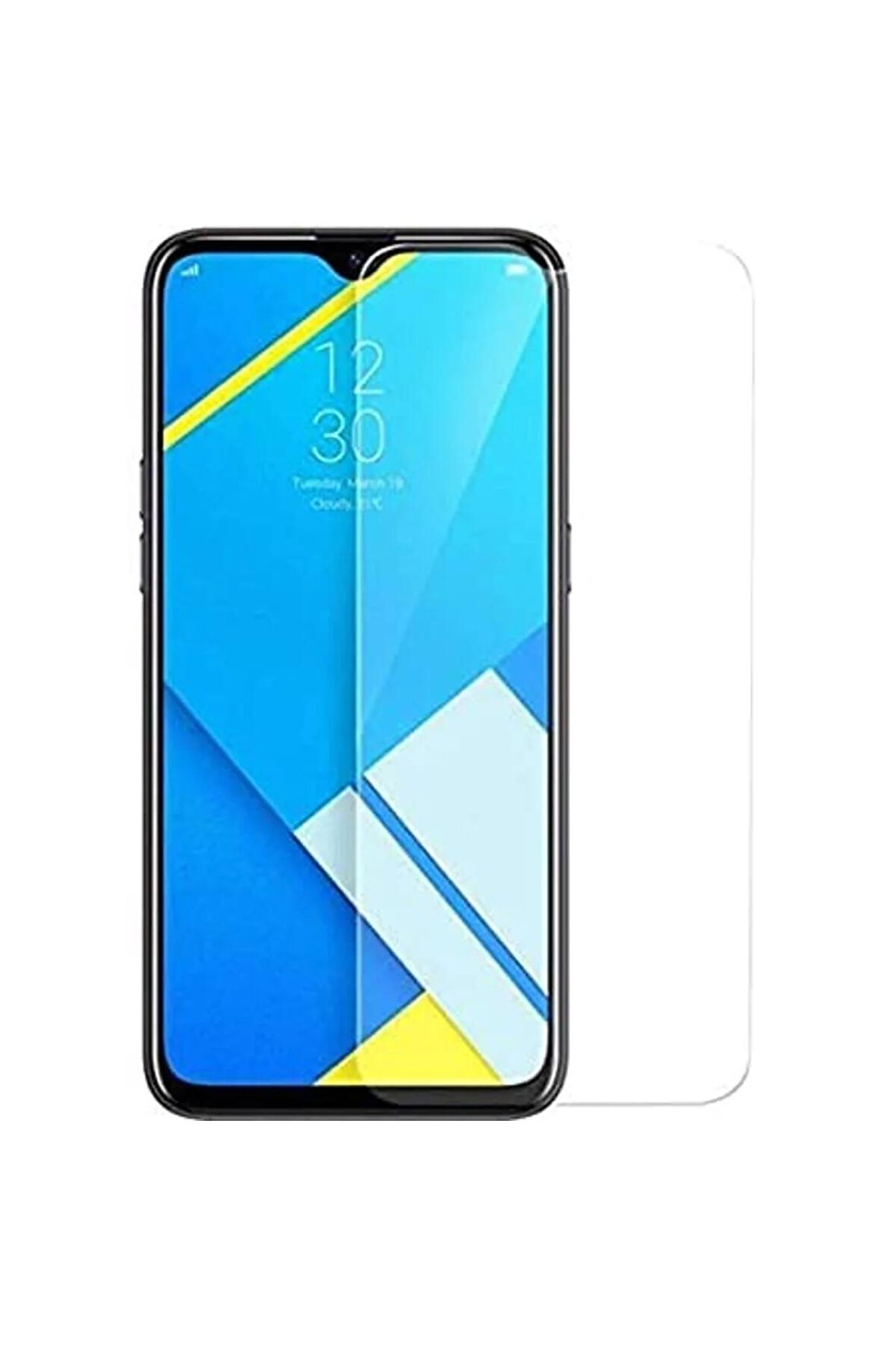 Realme C2 2020 ile Uyumlu Ekran Koruyucu Şeffaf Temperli Kırılmaz Cam Ekran Koruyucu