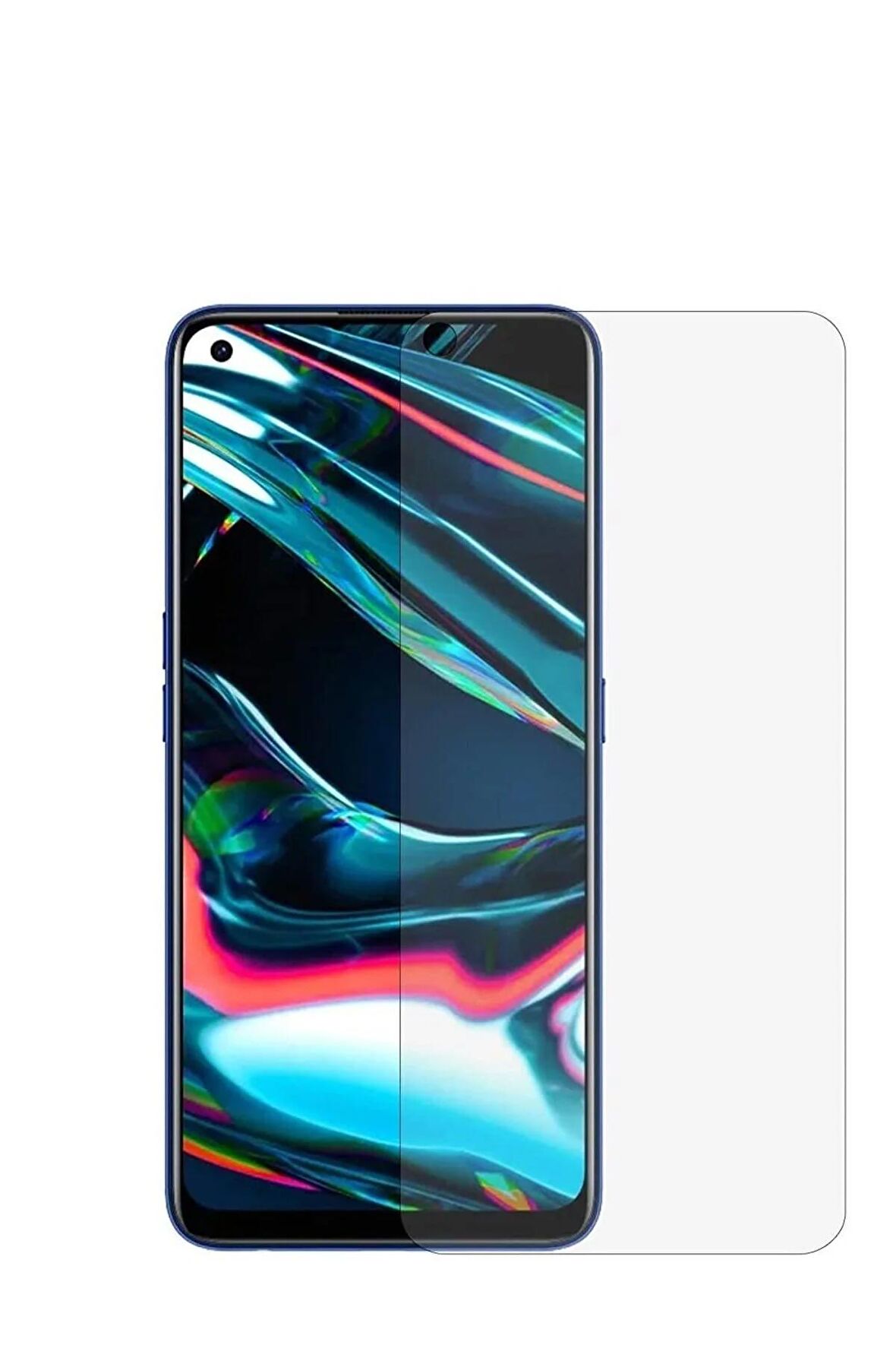 Realme 7 Pro ile Uyumlu Ekran Koruyucu Şeffaf Temperli Kırılmaz Cam Ekran Koruyucu
