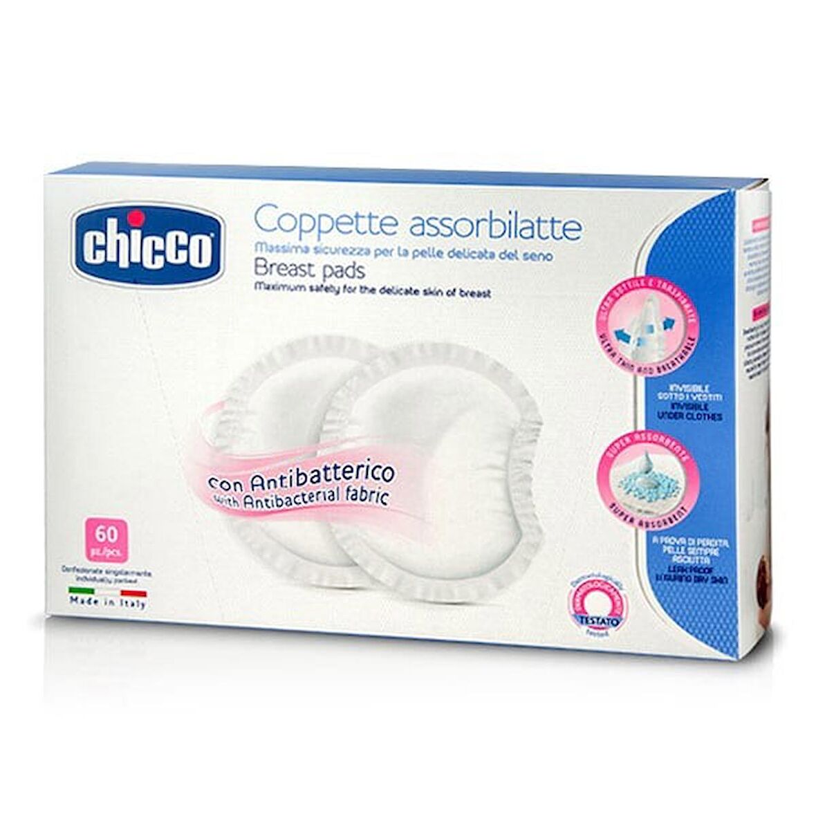 Chicco Alattasicura Göğüs Pedi 60 Lık (8003670820642)