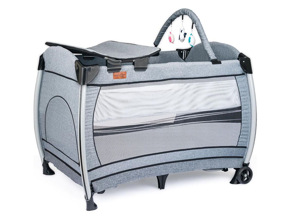 Comfymax Power Park Yatak Oyun Parkı 70x110 - Steel Grey