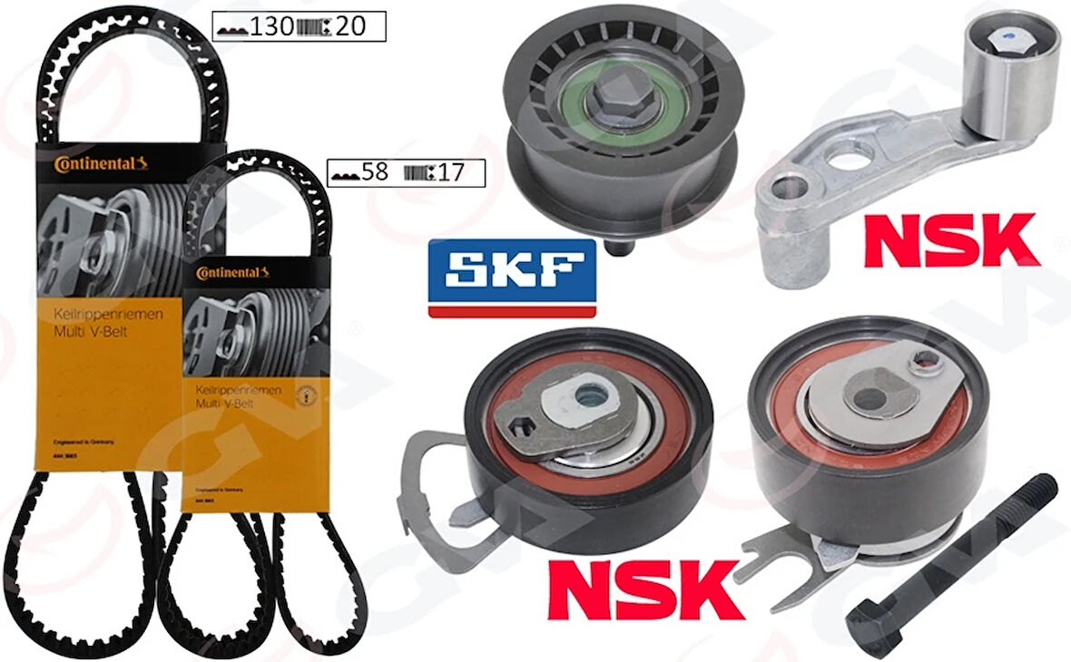 TRİGER SETİ 130X20 POLO-CORDOBA-GOLF4-FABIA-BORA 1.4-1.6 165 BCB-BBY-BUD-BBZ-BKY-AHW-AJV-AZD-CGGB 036198119A 036198119C 036198119E