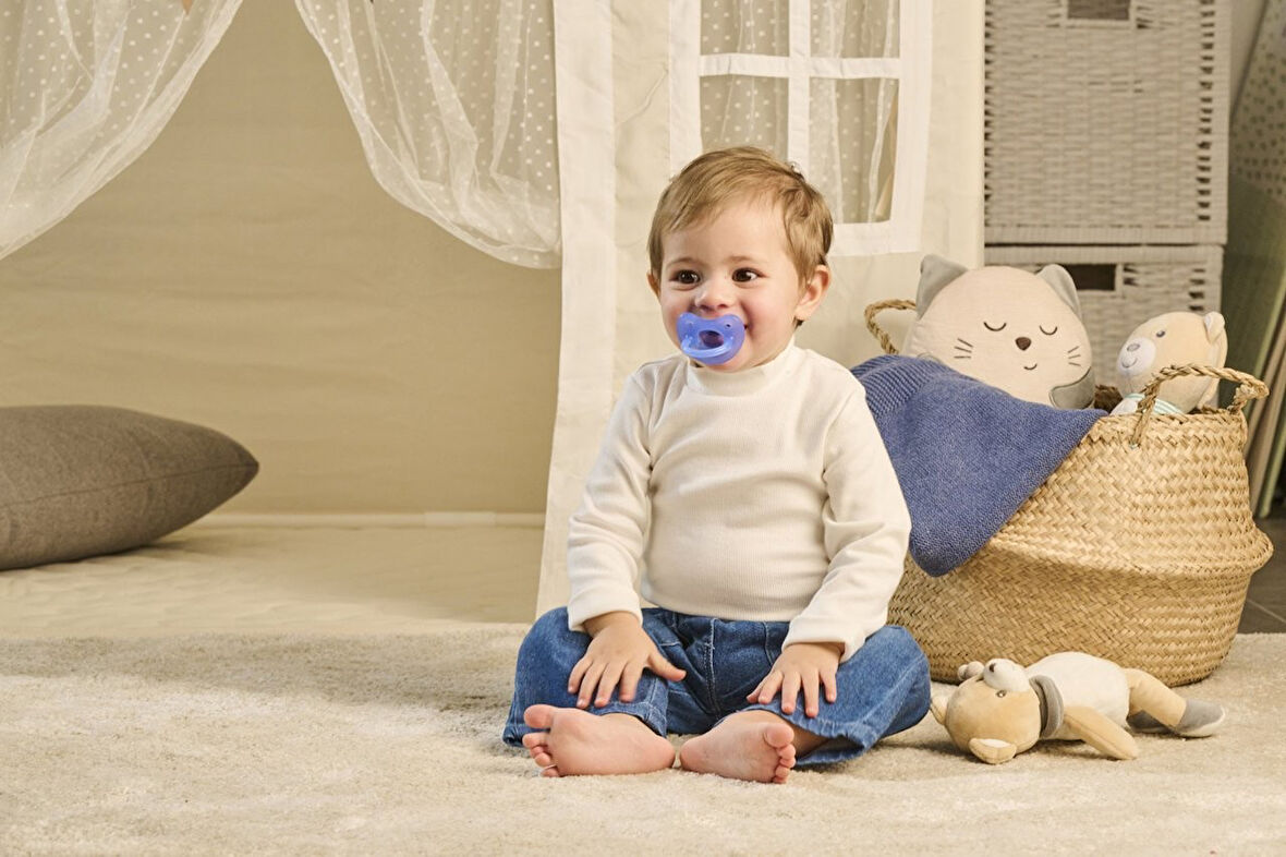 Chicco PhysioForma Soft 2'li Silikon Emzik 6-16 Ay Erkek