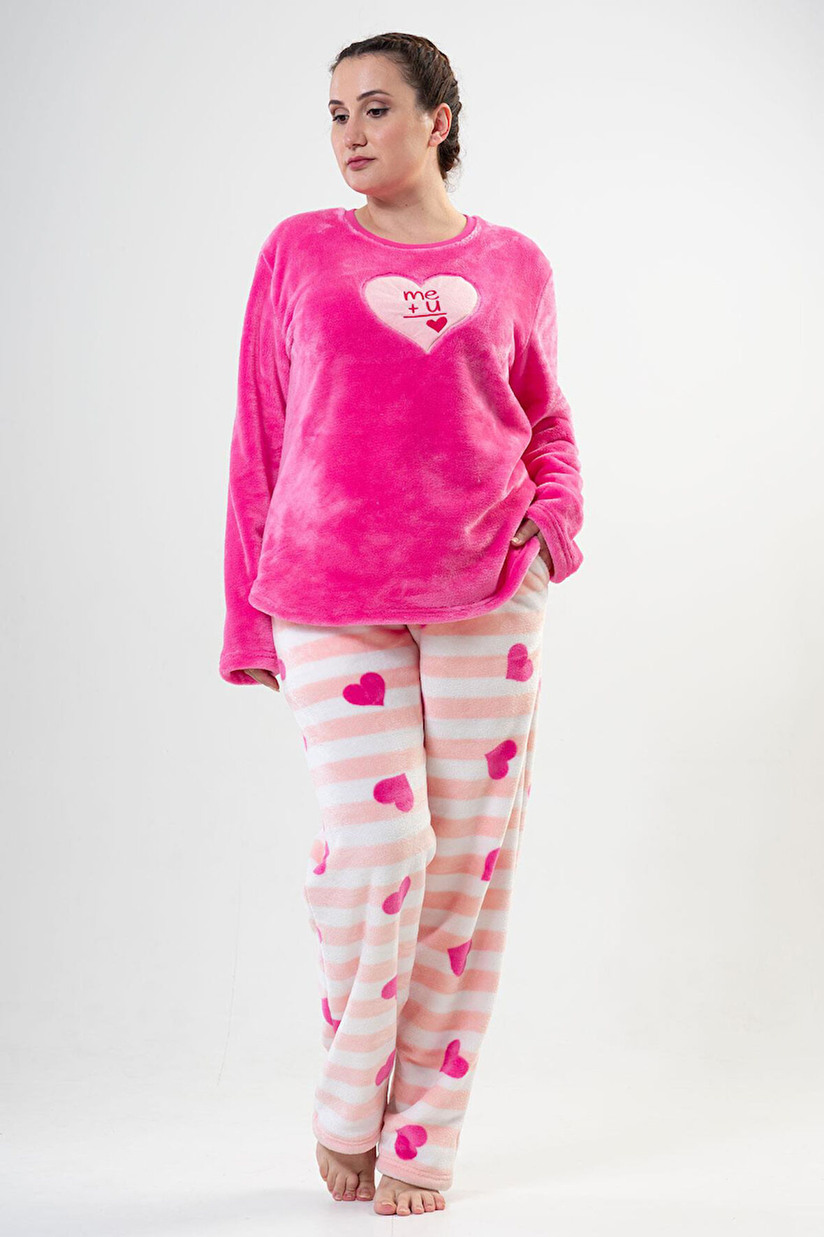 202117 Vienetta Soft&pure Pijama Kadın - FUŞYA - 3XL