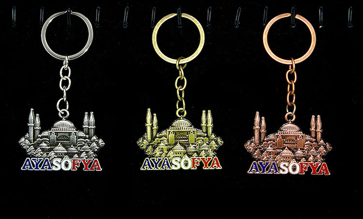 Metal Ayasofya Anahtarlık 
