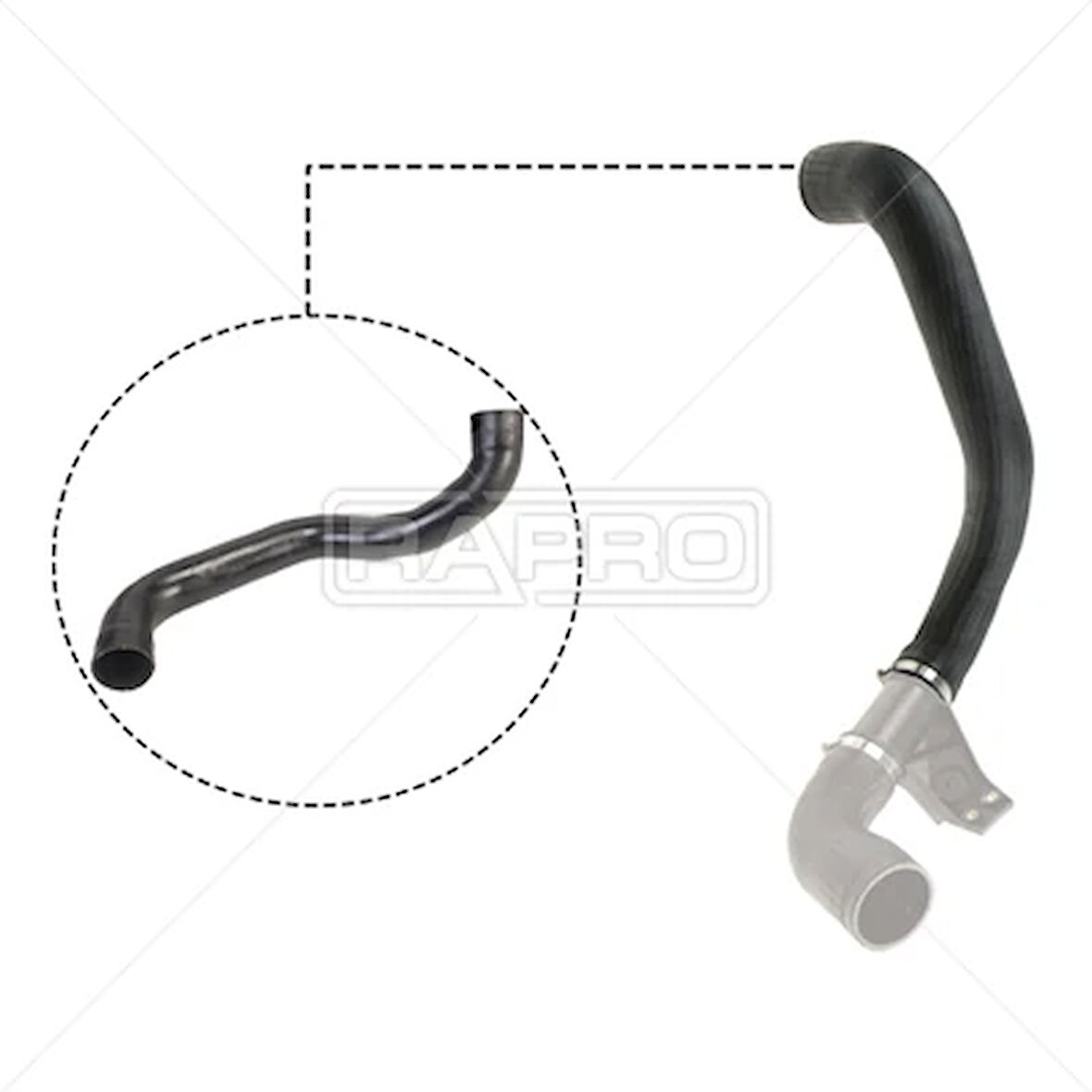 TURBOSARJ HORTUMU SOL MERCEDES SPRINTER B901B905 BUYUK A9015284782