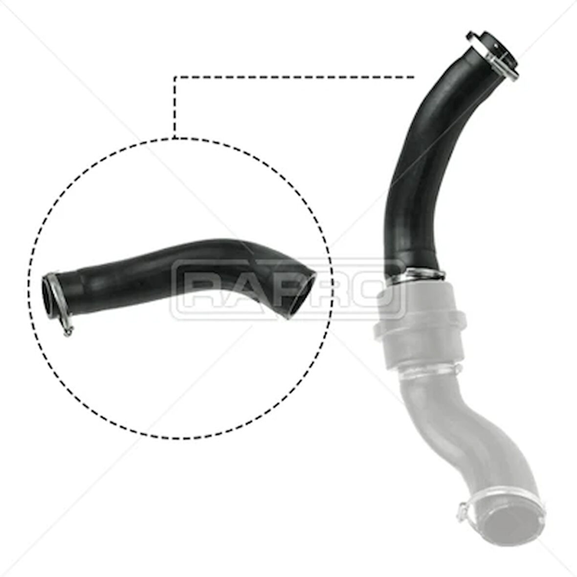 TURBO HORTUMU BÜYÜK FORD TRANSIT 5 3.2 D 2006 5139509 8C166K683AC 8C166K683AF