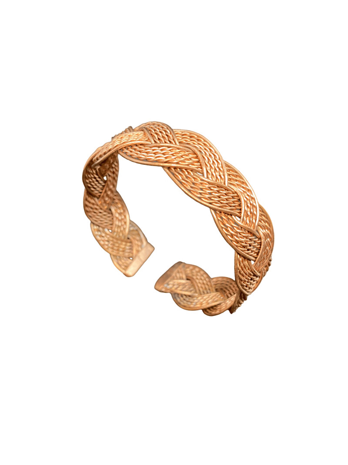 Eskitme El Örgüsü Motifli Bakır Bileklik | Otantik, Doğal ve Etnik Ayarlanabilir Manşet Tasarım