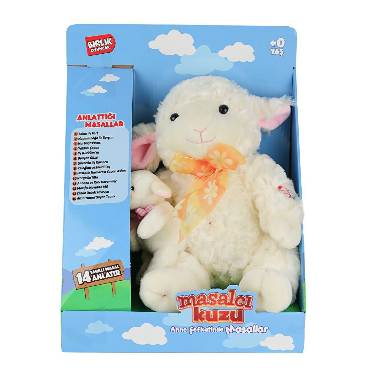 M-1117526-12 Türkçe Yavrulu Masal Anlatan Kuzu -Birliktoys