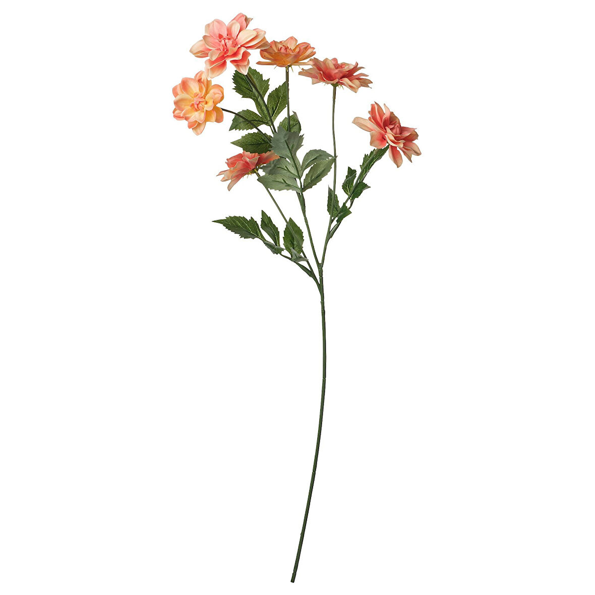 Yapay çiçek, turuncu, 66 cm, yıldız çiçeği, iç-dış mekan