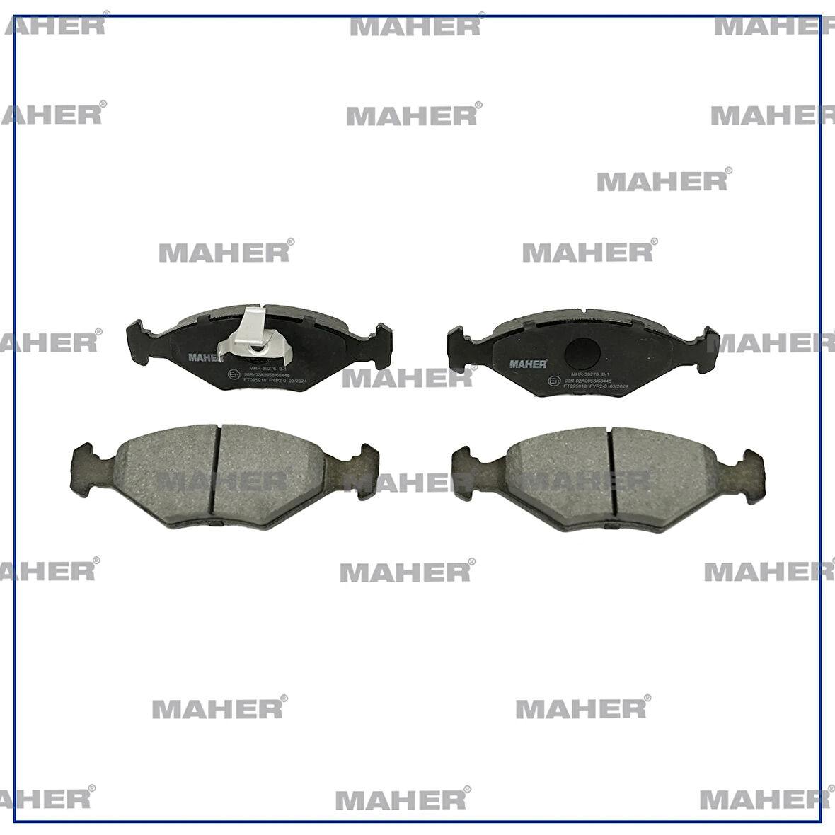 FREN BALATA PALIO 1996-2005 / SIENA 1997-2002 FİŞSİZ ÖN 55170758