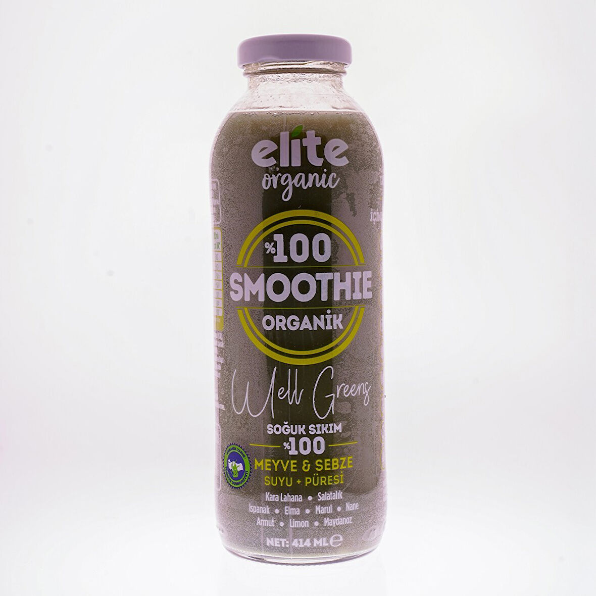 Elite Organi̇k Smoothie Yeşi̇l 414 Ml