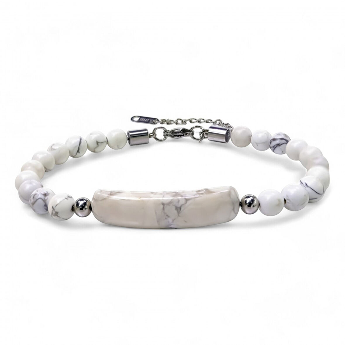  FM Havlit Doğaltaş Çelik Halat Ve Çelik Klipsli Bileklik 31832B19D1 