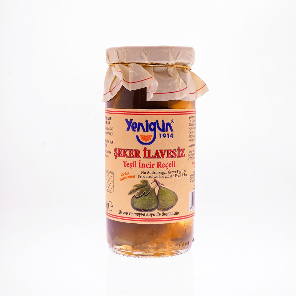 Yeni̇gün Şeker İlavesi̇z Yeşi̇l İnci̇r Reçeli̇ 290 Gr