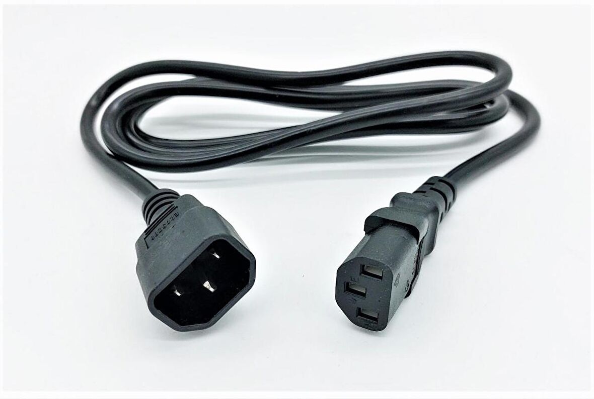 C13-C14 GÜÇ KABLOSU 1,8 MT 3X0,75mm (POWER CORD)