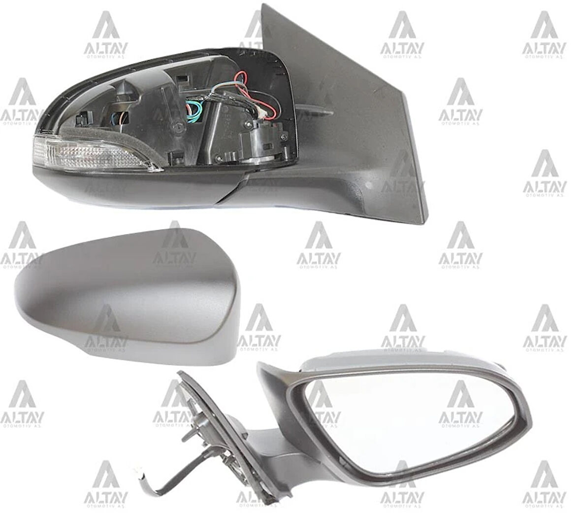 AYNA DIŞ DİKİZ AURIS 2013 ELEKTRİKLİ ISITMALI SİNYALLİ OTOMATİK KATLANIR 9 FİŞ SAĞ 87910 02F10