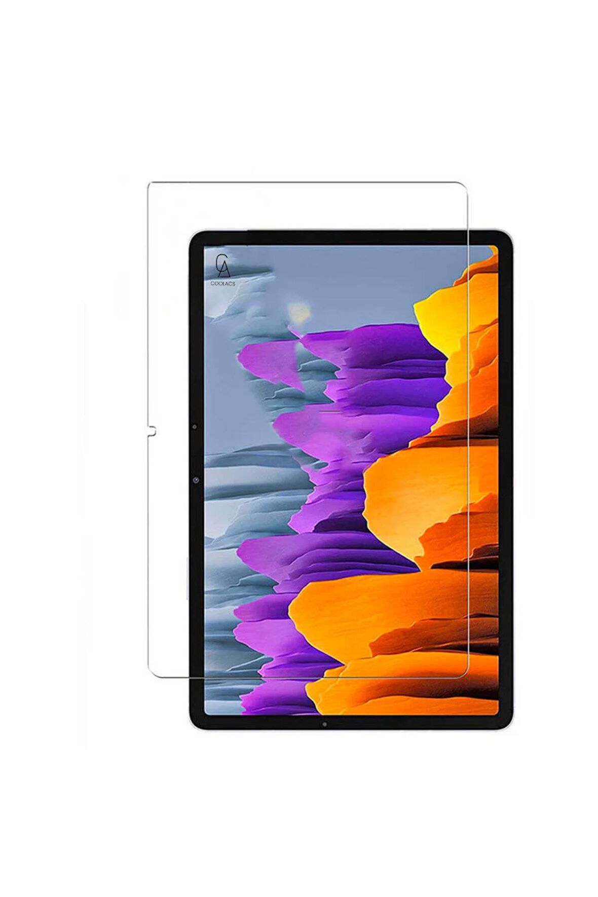 Galaxy Tab S7 T870 ile Uyumlu Kırılmaz Tablet Temperli Cam Ekran Koruyucu