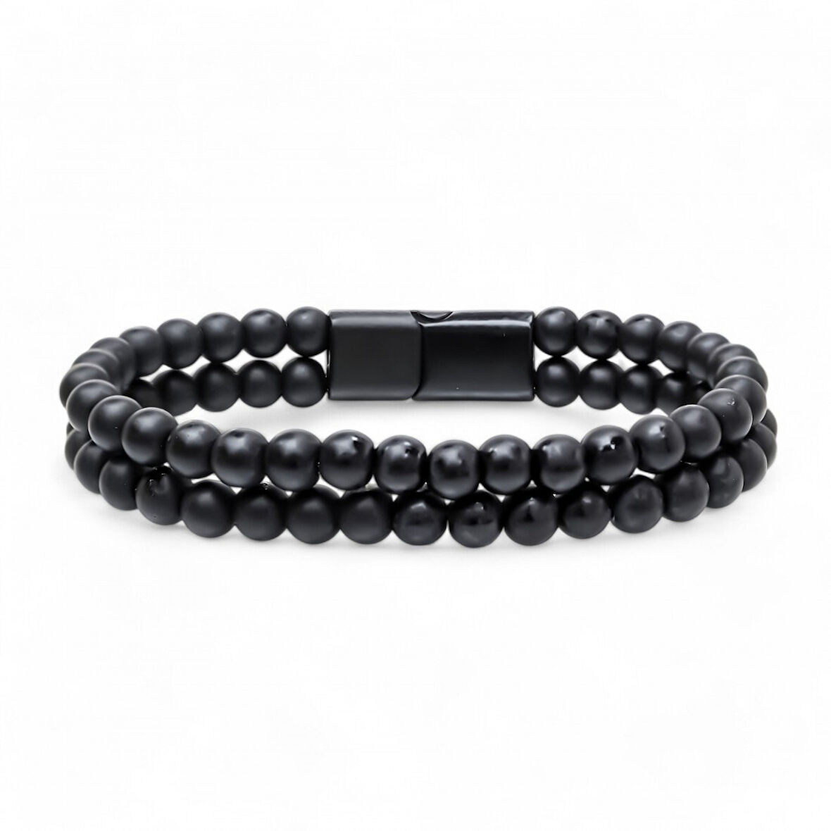  FM Çift Oniks Çelik Bileklik 31832B20D5 