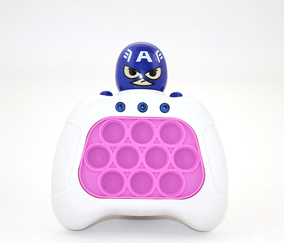 Işıklı Müzikli Pop-It Captain America Tasarımlı