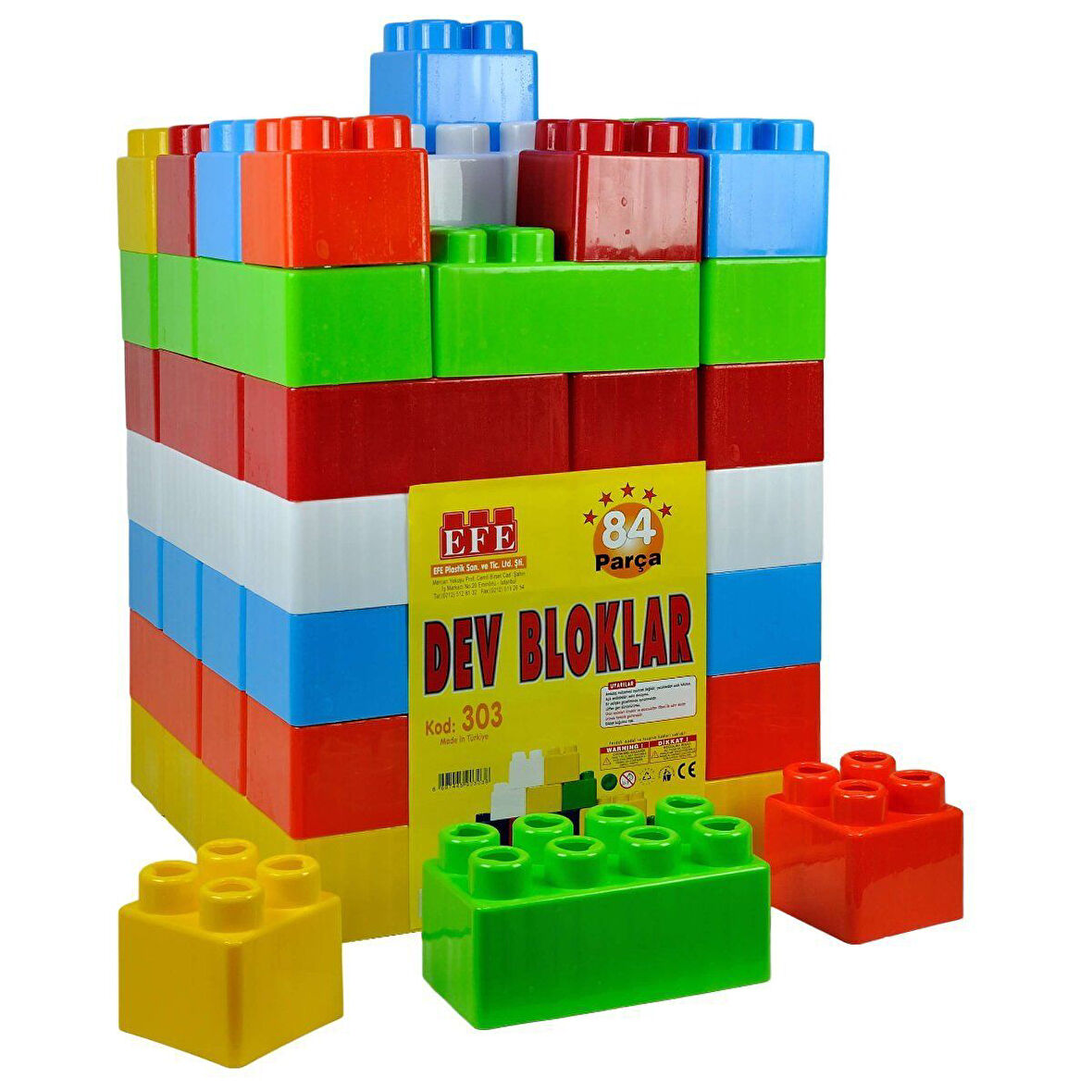 303 Z+7 84 Parça Dev Bloklar