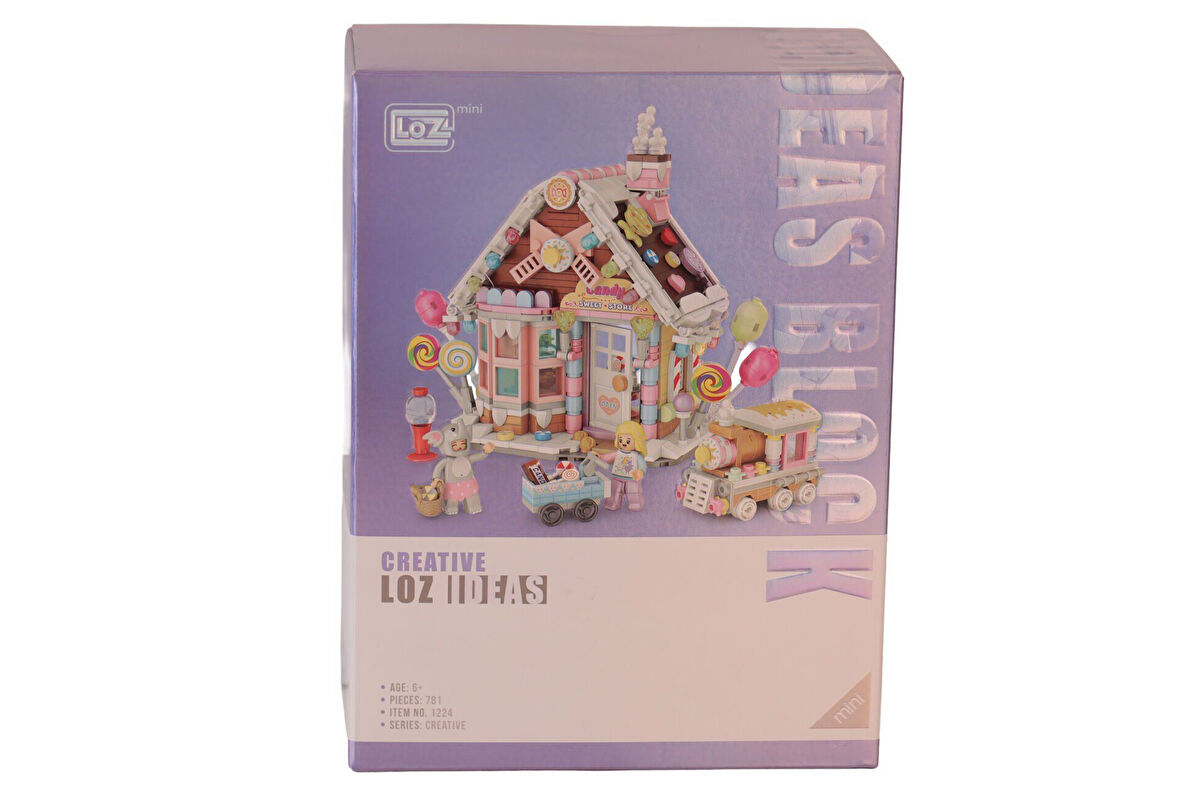 LZ-1224 LOZ ŞEKER EVİ 781 PARÇA BLOCK OYUNCAK
