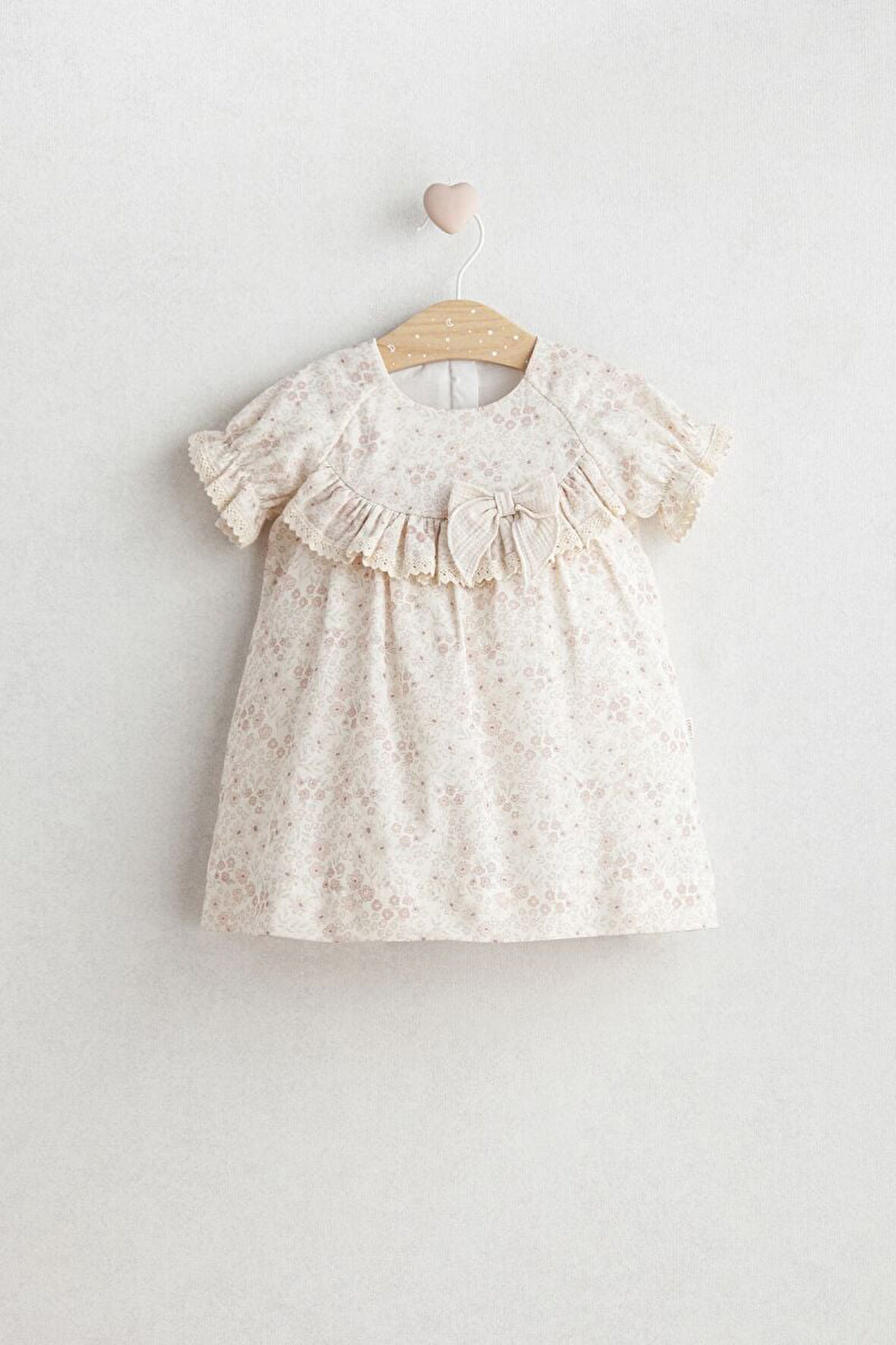 Tongs Baby Flowery Elbise 5502 Bej