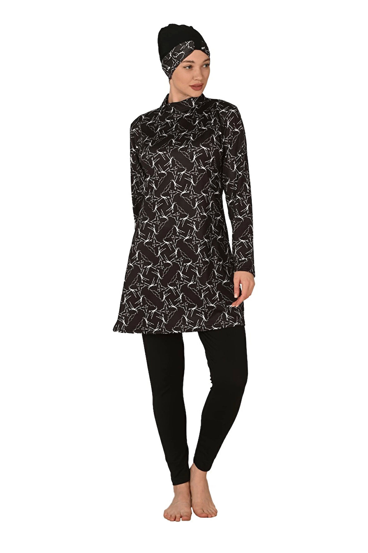 Fantasy 3419 Kadın Desenli Tesettür Mayo