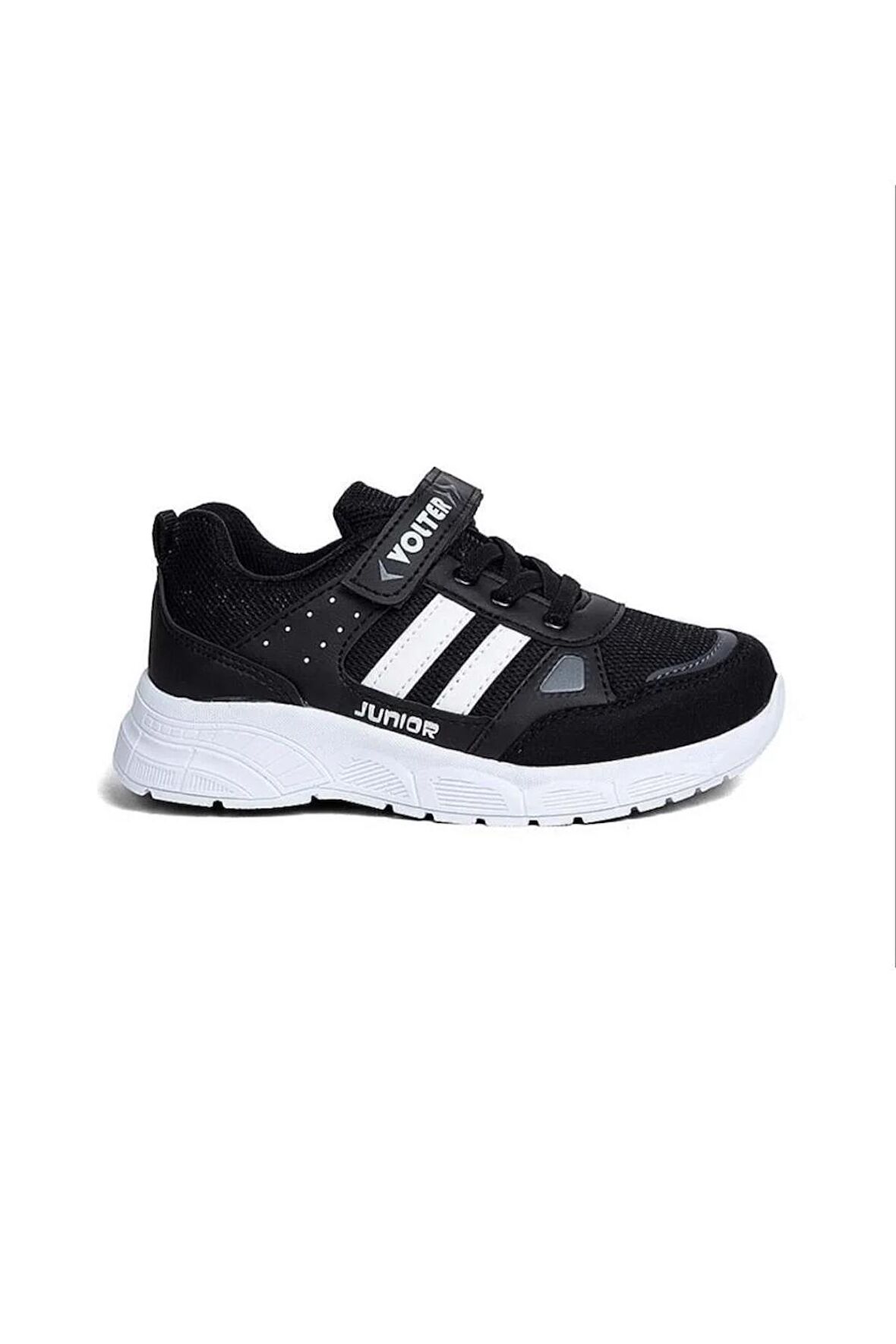 Unisex Erkek Kız Çocuk Spor Ayakkabı SİYAH BEYAZ