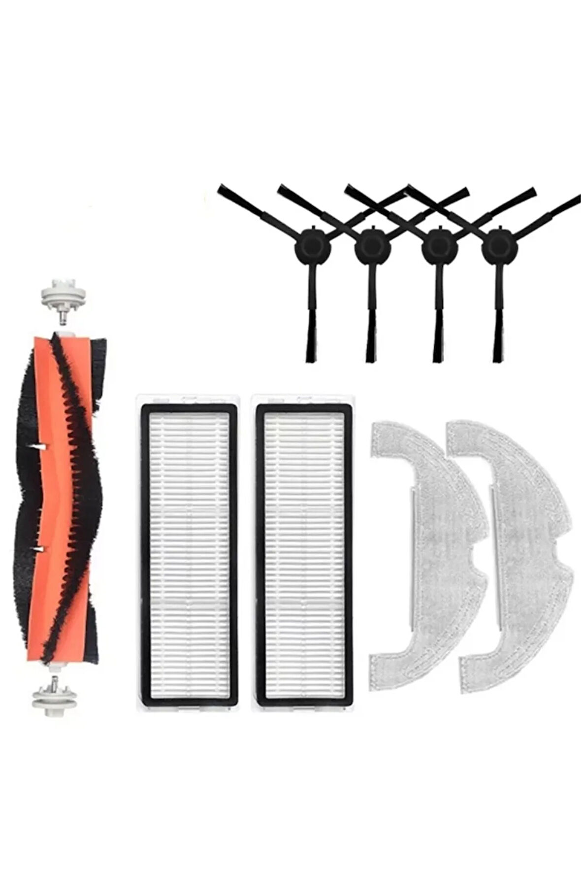 STYTJ05ZHM modeli ile uyumlu XIAOMI mi robot Mop 2 ultra uyumlu yedek parça seti;