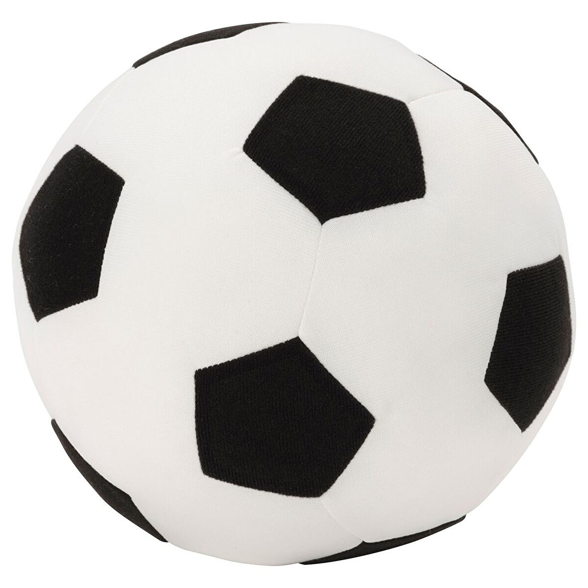 Yumuşak oyuncak top, siyah-beyaz, Futbol