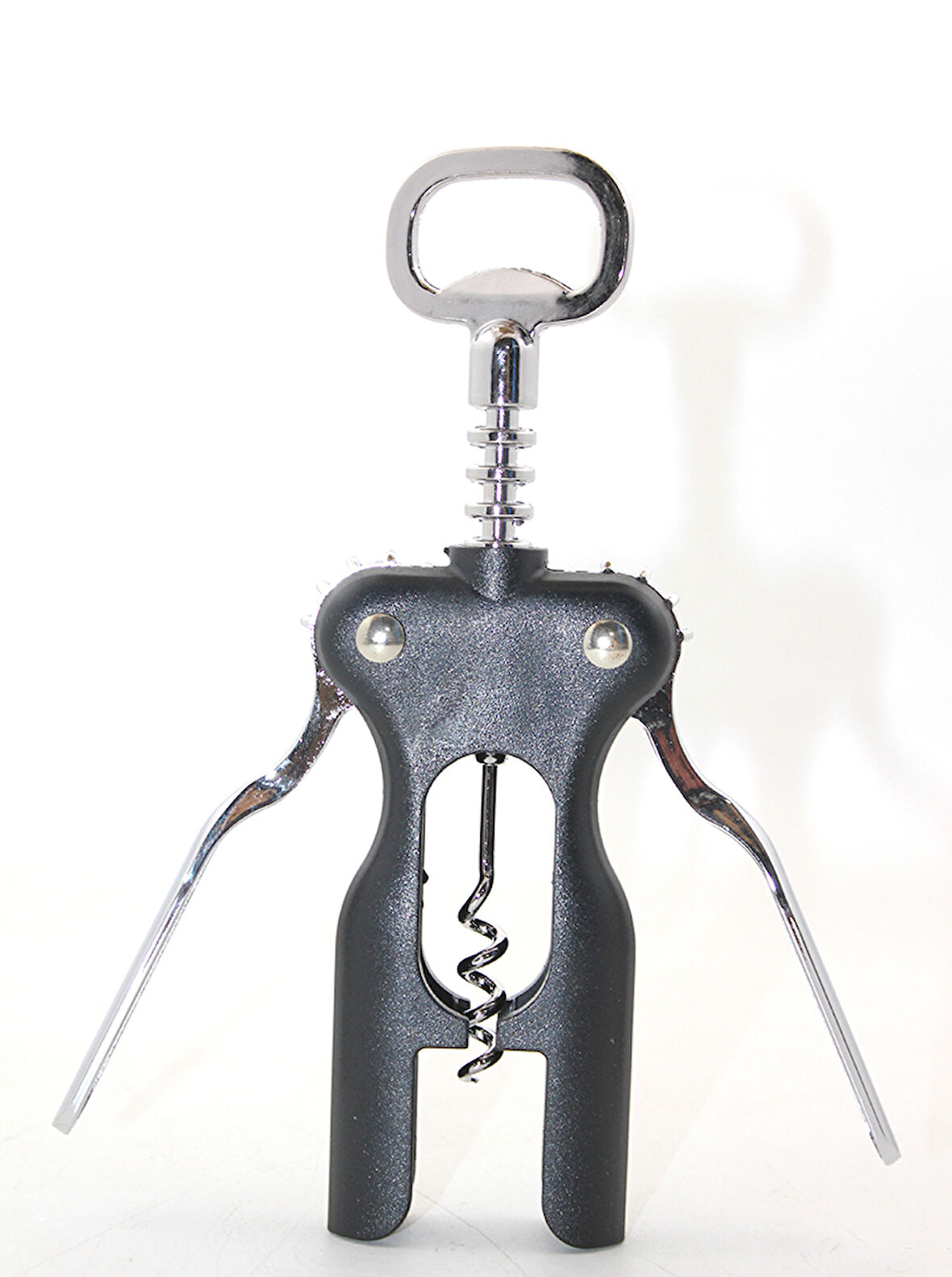 Paslanmaz Çelik Tirbuşon Şarap Açacağı Model 2 