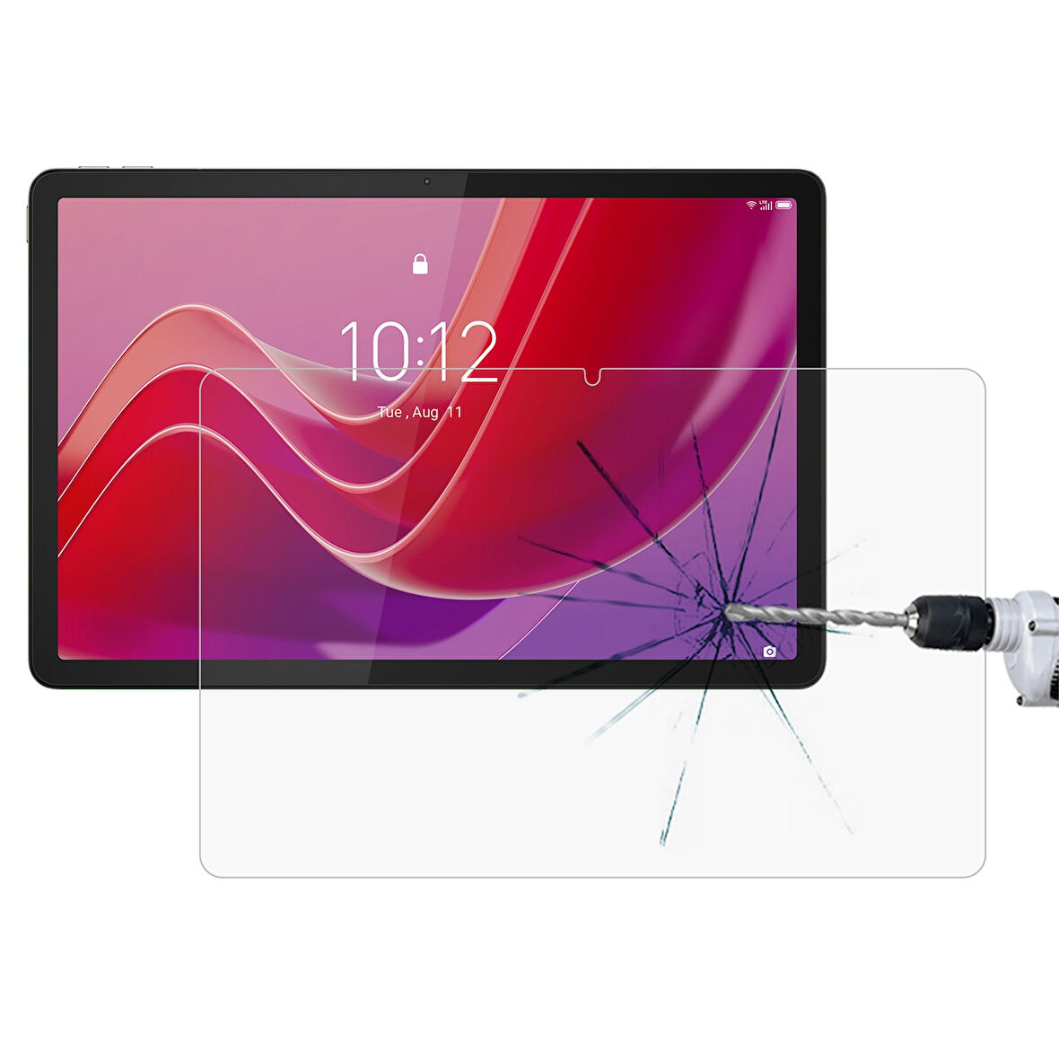 Lenovo Tab K11 TB 330FU 11inç ile Uyumlu Kırılmaz Tablet Temperli Cam Ekran Koruyucu