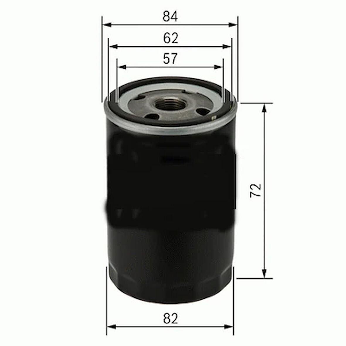 YAĞ FİLTRESİ ACCENT-ERA-ELANTRA-EXCEL-GETZ- 1.5-1.6-1.8-1.9D-2.0 TÜM MODELLER X 2630035500 2630035501 MD031805