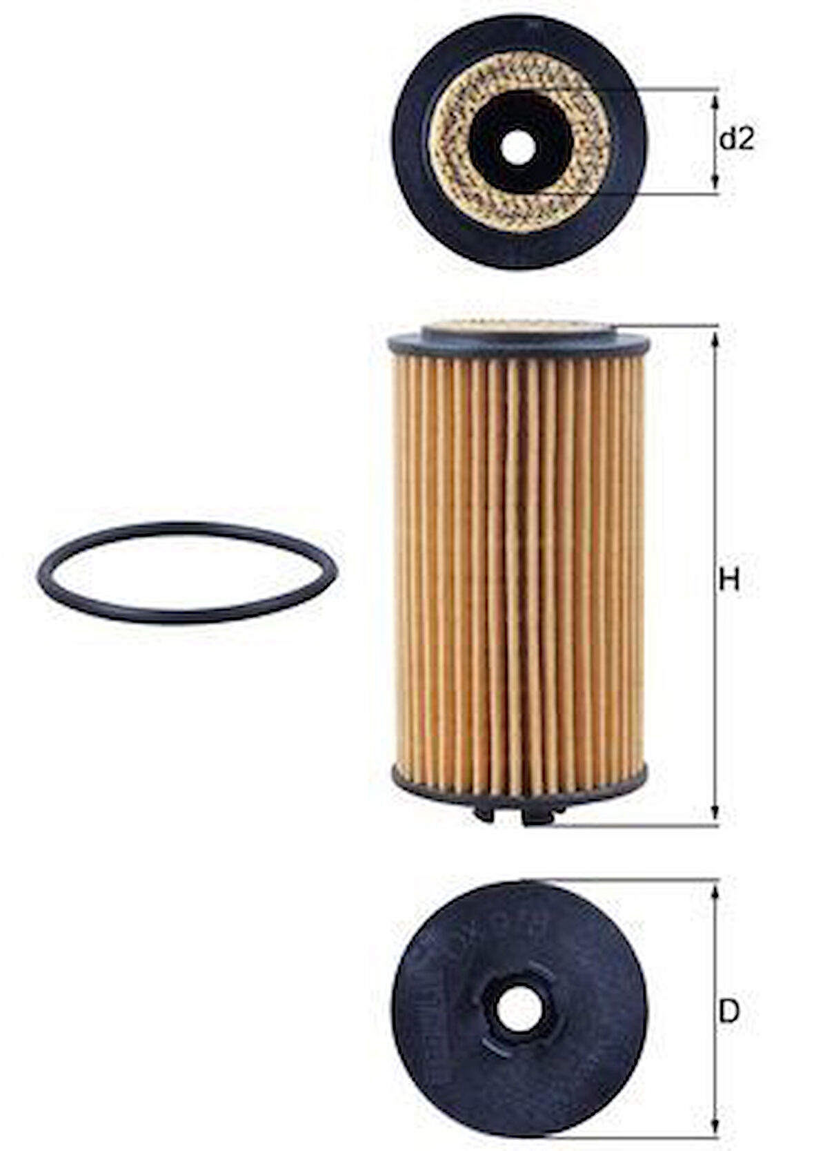 YAĞ FİLTRESİ ASTRA K-ASTRA J-INSIGNIA A-CASCADA 1.6 D16-B16SHT-SHL-SHJ-A16XHT-D16DHL-A16SHL-D16SHJ 650173 55594652 95526686 650155