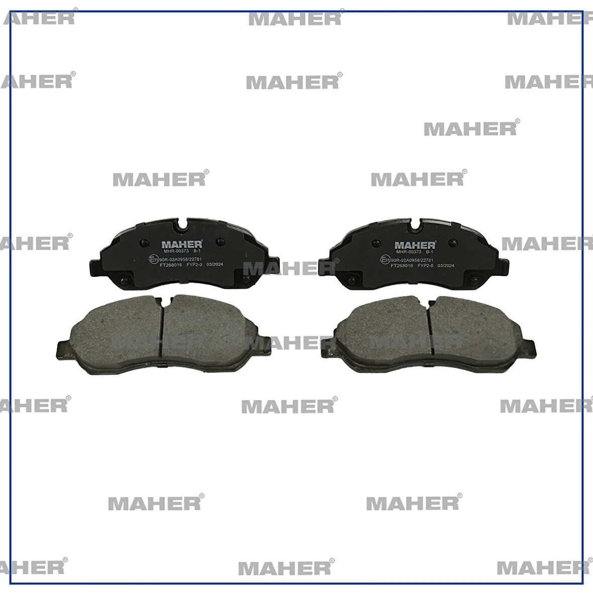 FREN BALATA TRANSİT 5363 2014 ÖN (ÇİFT TEKER FİŞLİ) BK312K021AA