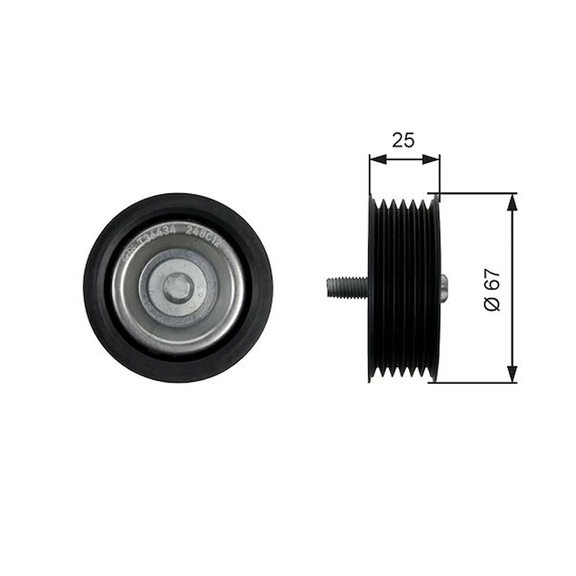 KAYIS GERGI RULMANI MERCEDES 10218 C218 W212 W221 W166 W463 C292 KANALLI A2782020519