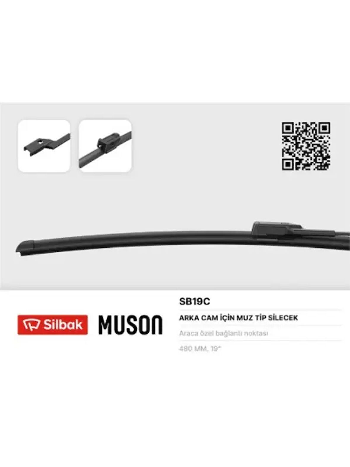 SILECEK SUPURGESI 480mm (MUZ TIP) ARKA MONDEO III 07 5 KAPI