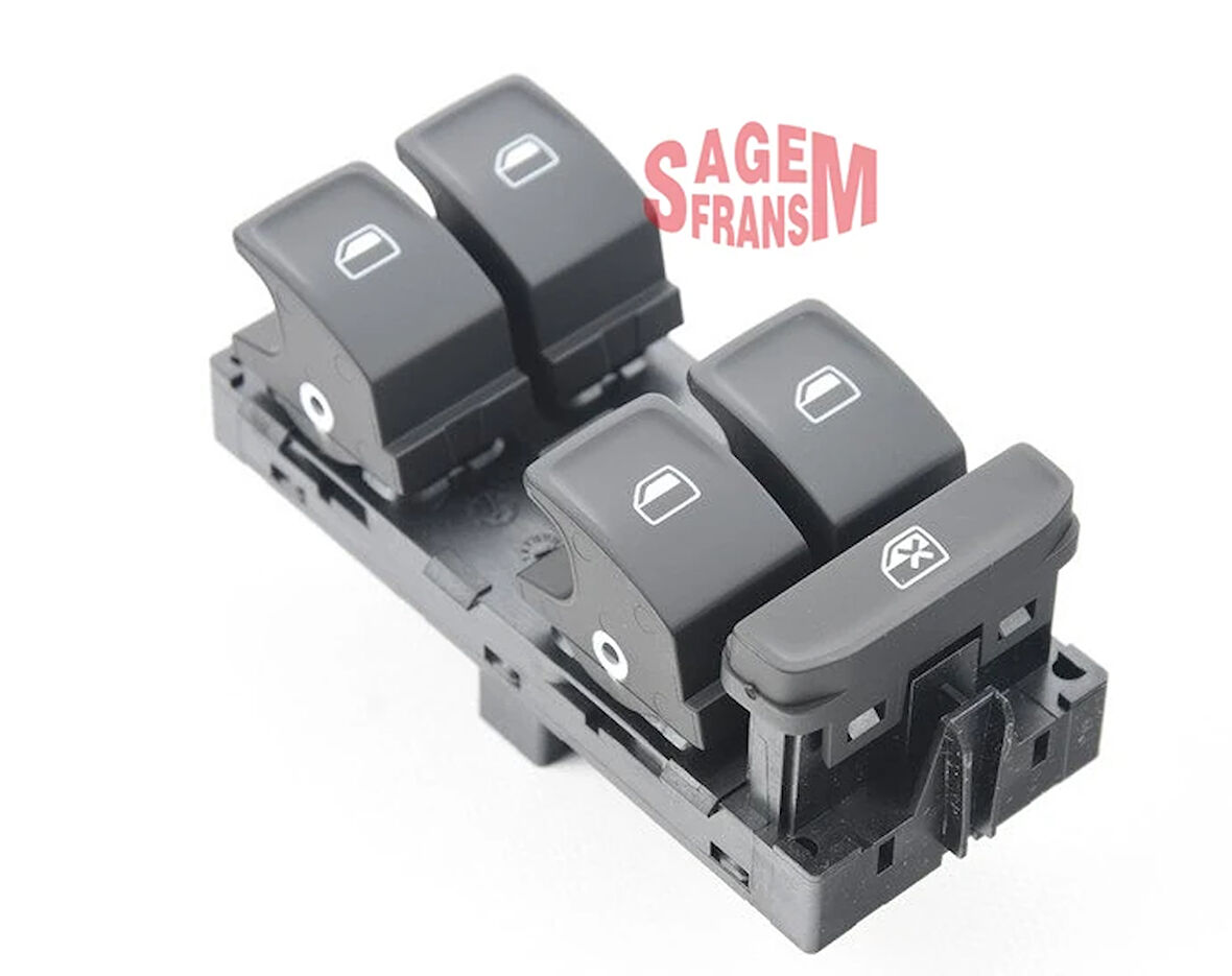 CAM AÇMA DÜĞMESİ DÖRTLÜ PASSAT - GOLF 7 ÖN SOL 5G0959857