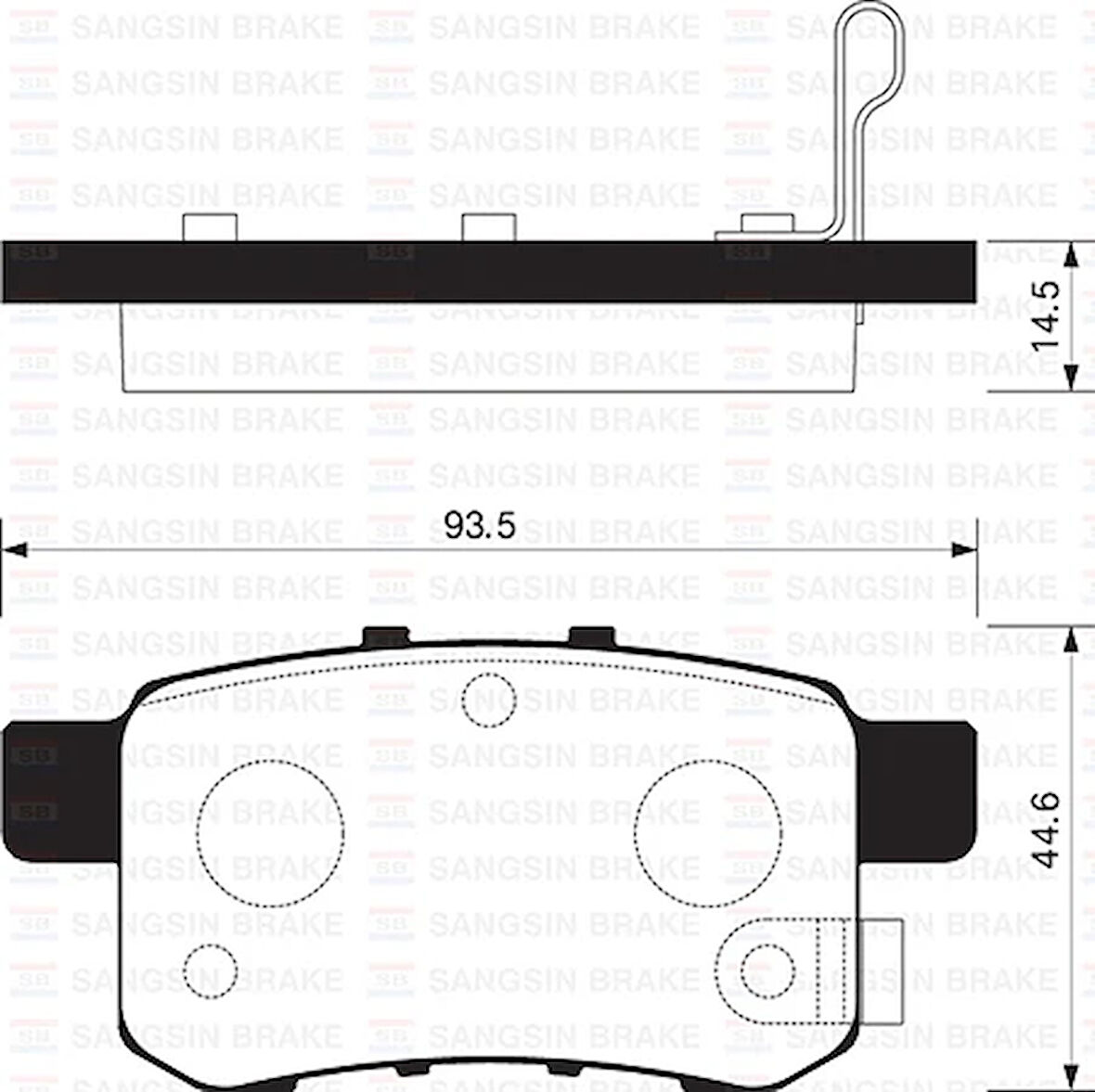 ARKA FREN BALATA HONDA ACCORD 2.0L R20A3 CU1 08- 43022TL1G00 43022TL1G01 43022TA0A00