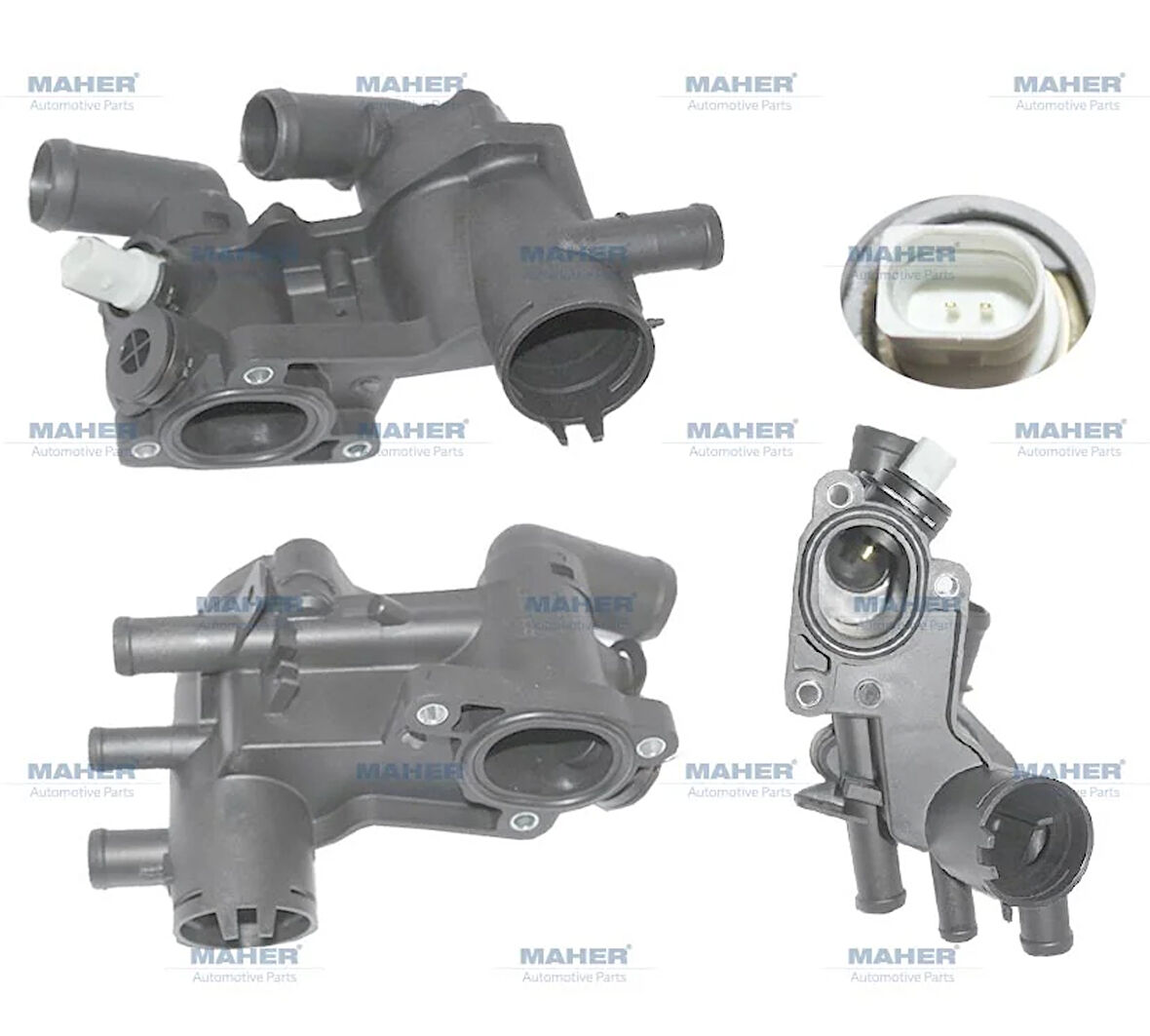 TERMOSTAT KOMPLE POLO / FABIA / IBIZA / CORDOBA 2002-2008 BBY-BBZ-BKY 1.4 032121111AP