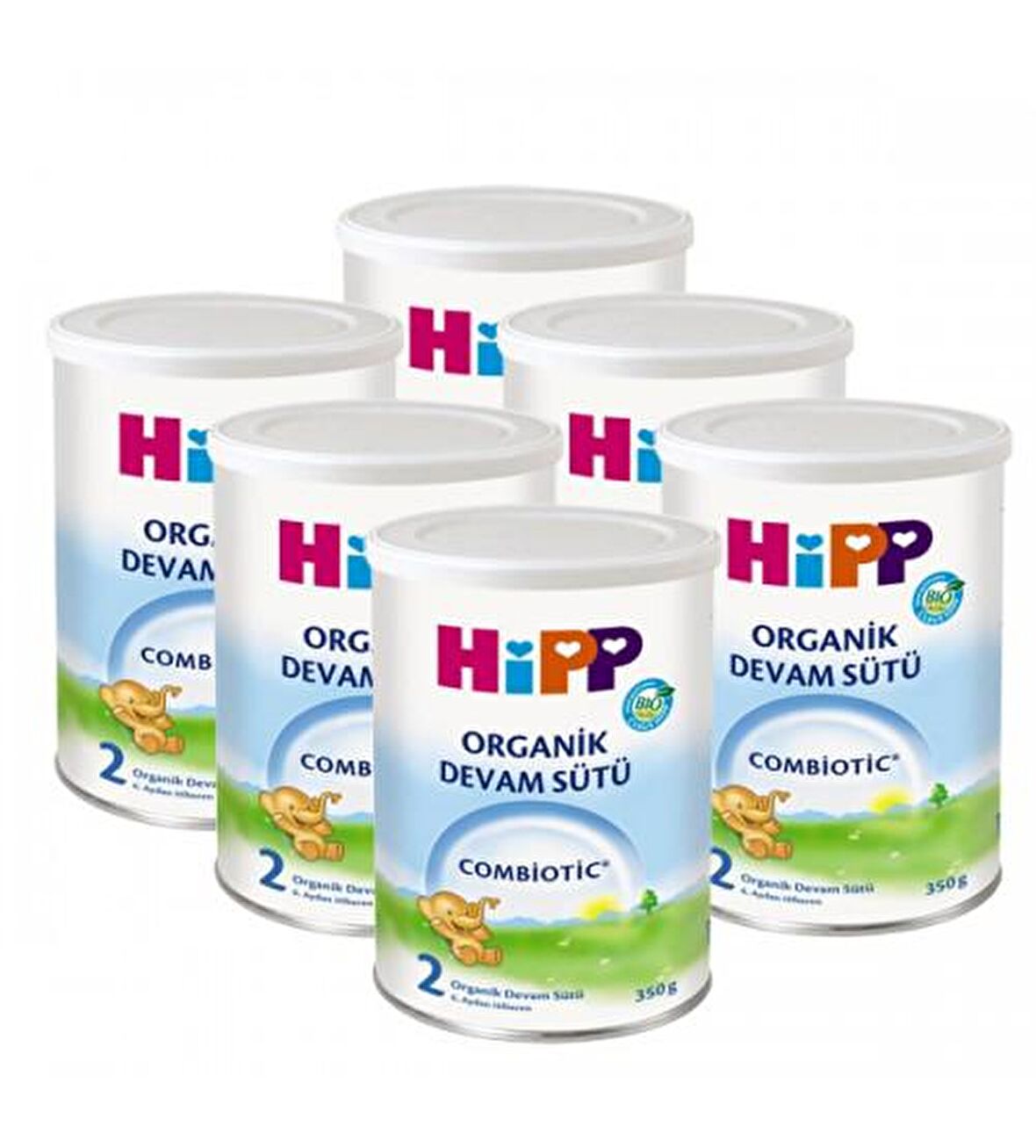 Hipp 2 Organik Combiotic Bebek Sütü 350 Gram 6 Adet