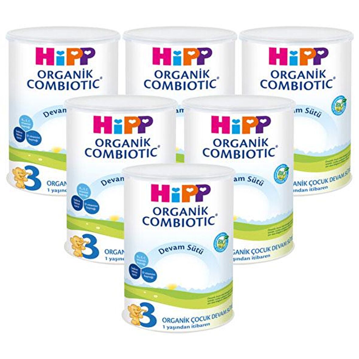 Hipp 3 Organic Combiotic Devam Sütü 350 gr x 6 Adet