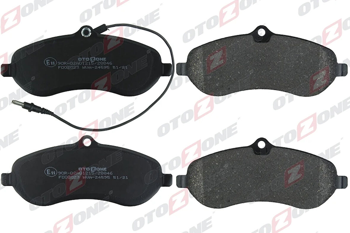 ÖN BALATA FİŞLİ EXPERT-SCUDO-JUMPY-1.6-2.0 MTJ 2007 ABS SİZ GDB1718 4253 64 4253 65 77364512 WVA24595