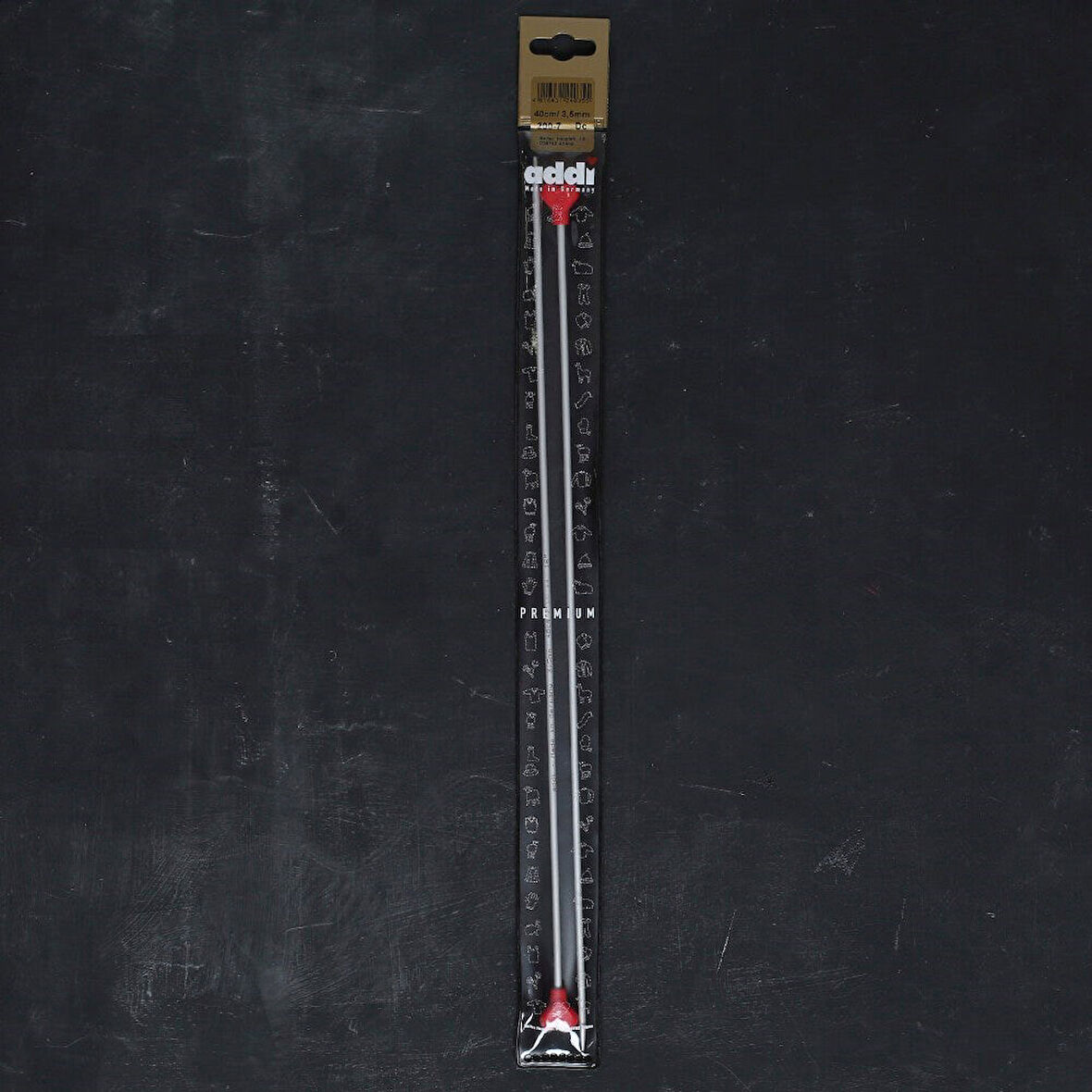 ADDI KALPLİ 3.5MM 40CM KLASİK ALÜMİNYUM ÖRGÜ ŞİŞİ 