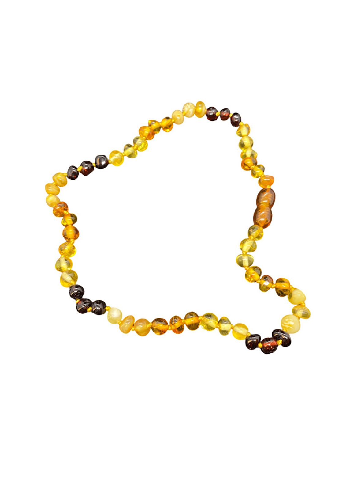 Doğal Kehribar Taşlar ile Bebek Diş Kolyesi | Şık, Doğal ve Parlak Tasarım, Anlamlı Hediye