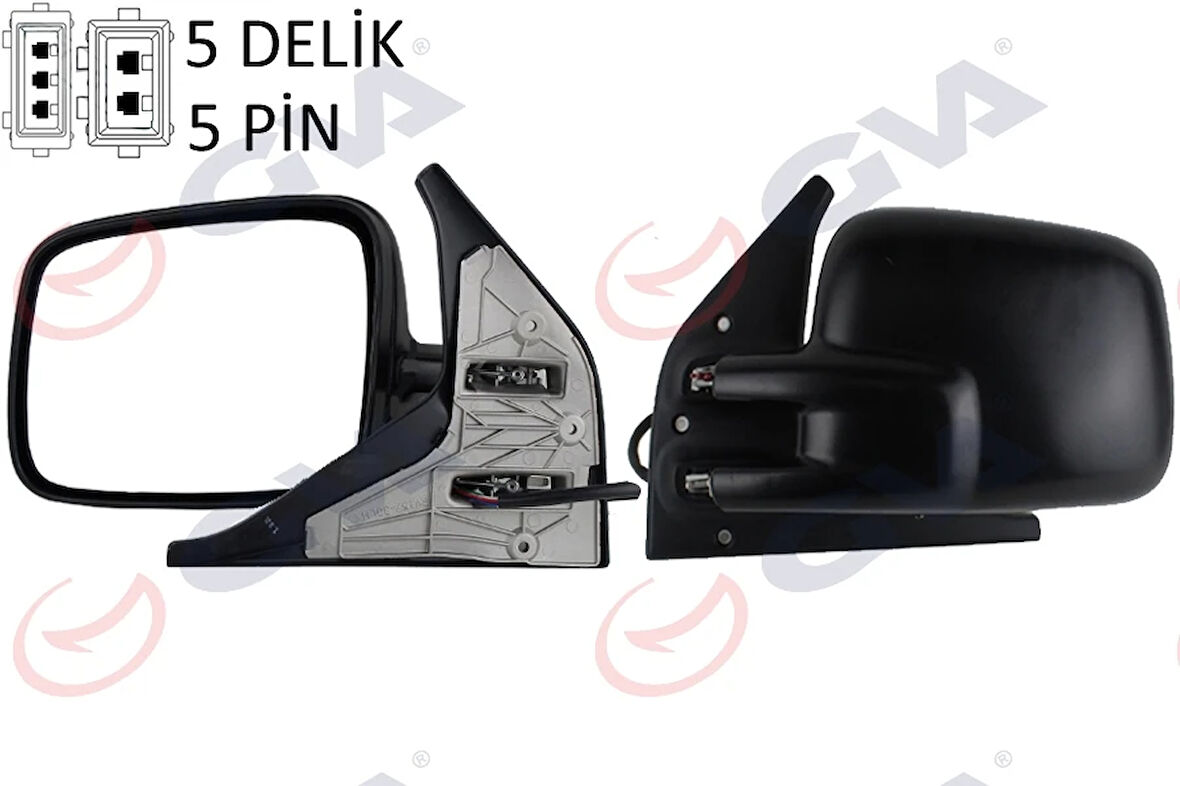 DIŞ DİKİZ AYNASI SOL TRANSPORTER T4 1996 ELEKTRİKLİ ISITMALI KONVEKS VM-186EHL 701857507H01C