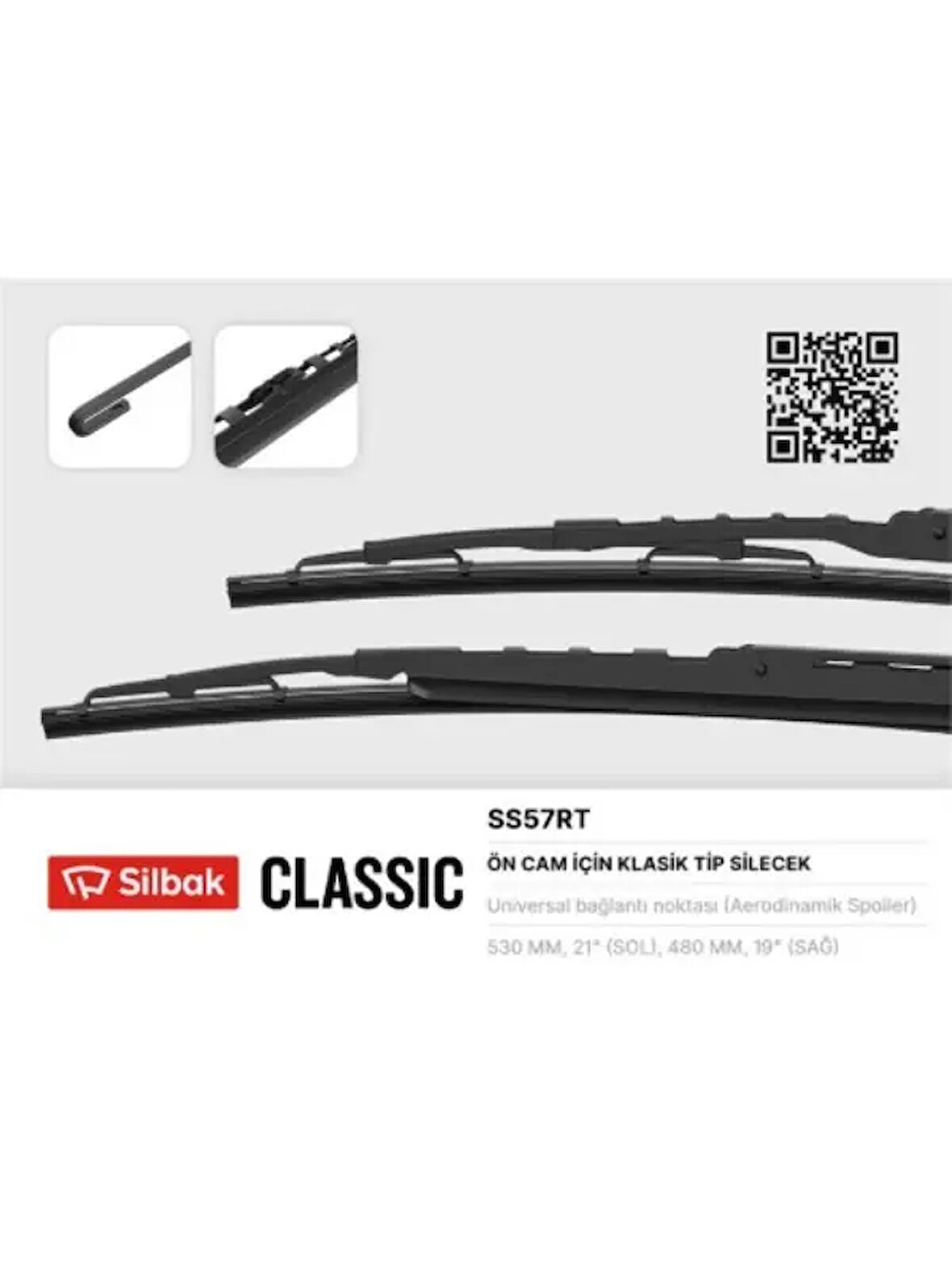 SILECEK SUPURGESI 530 / 480mm CORDOBA (97 06) IBIZA (99 06) LEON (00 05) TOLEDO (99 04) FABIA (00 07