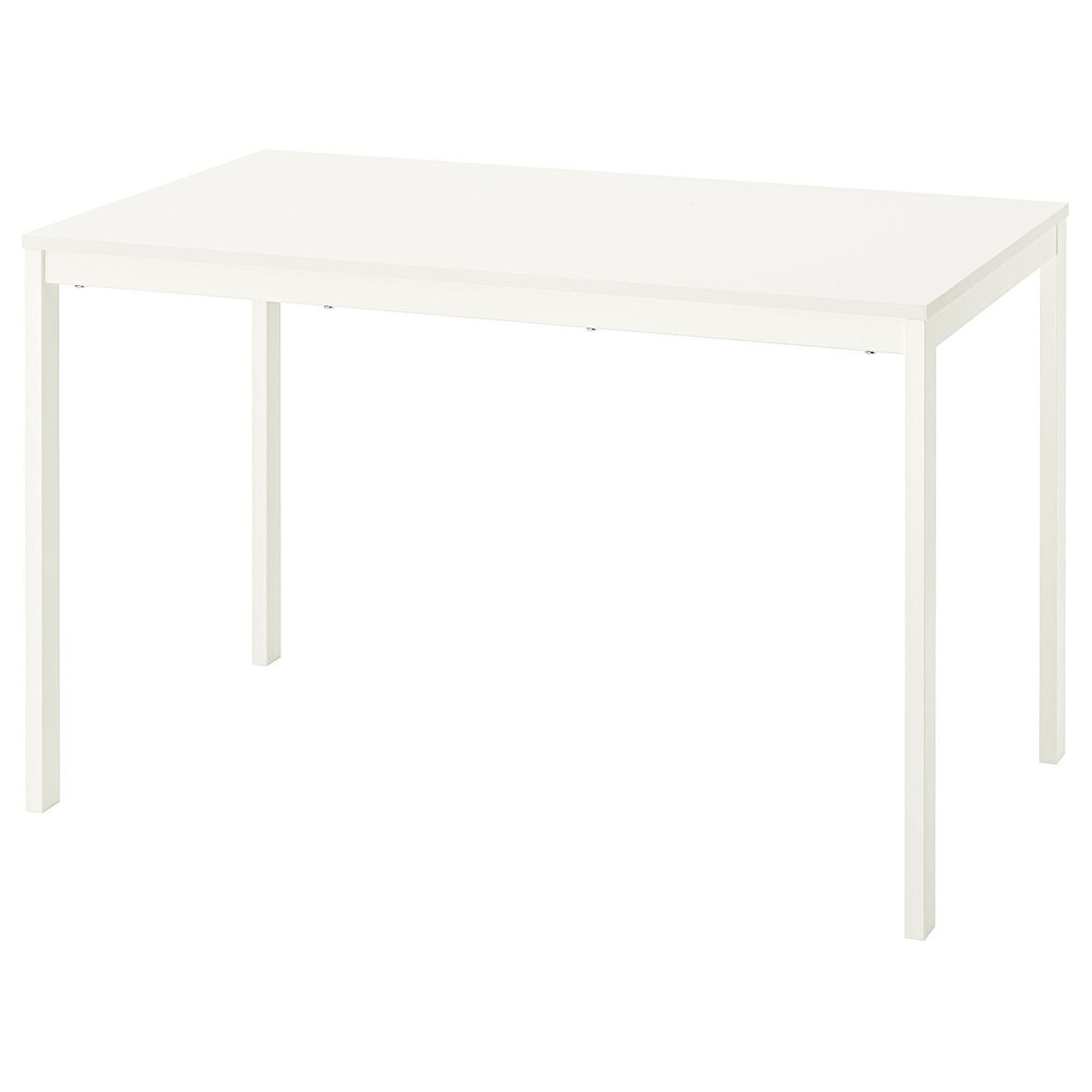 Açılır yemek masası, beyaz, 4-6 kişilik, 120/180x74 cm