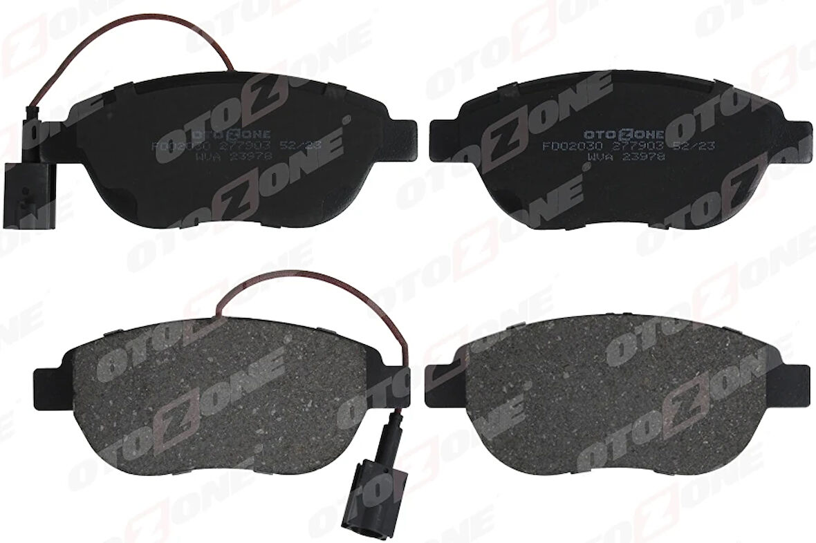 ÖN FREN BALATASI OPEL COMBO D 2012 PUNTO EVO 1.3-1.4-1.6D MTJ 2009 500-500C 1.3DMJ 2010 GRANDE PUNTO 1.6DMTJ 2009 ÇİFT FİŞLİ 95518218 77365468 71770012 77366530