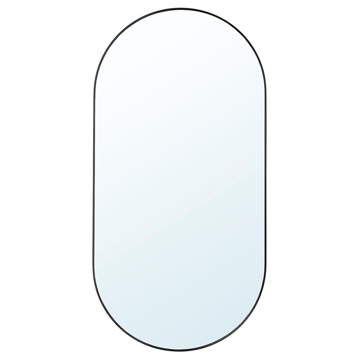 Boy aynası, siyah, 60x120 cm